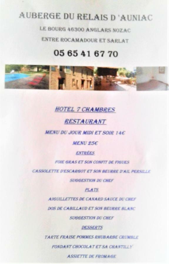Auberge Du Relais D'Auniac Gourdon en Quercy Esterno foto